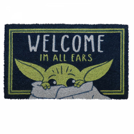 Star Wars The Child Welcome I'm All Ears 17"x 29" Doormat with Non-skid Back